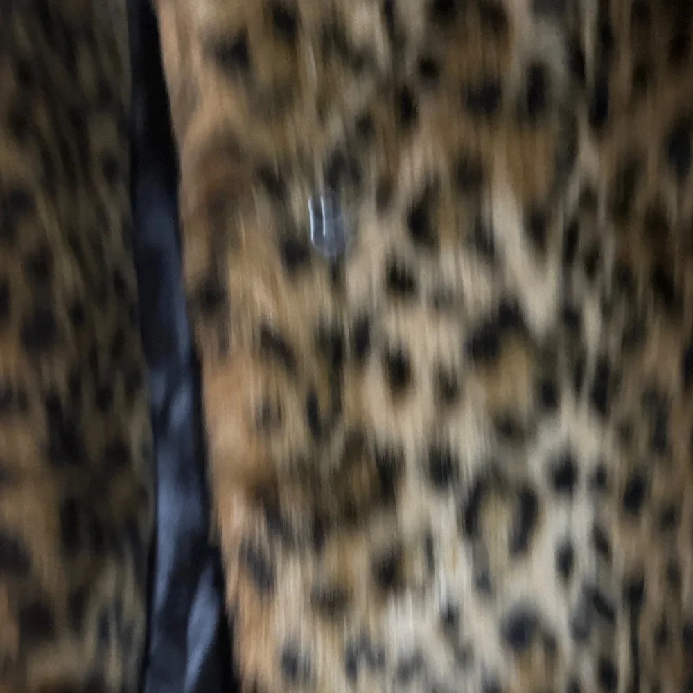 a new day Leopard Print Faux Fur Coat - Picture 4 of 4